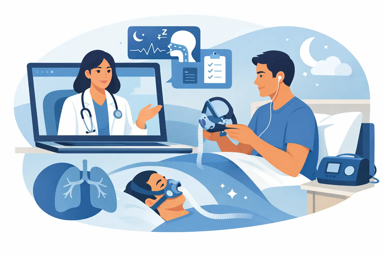 What a Virtual Sleep Apnea Consultation Covers